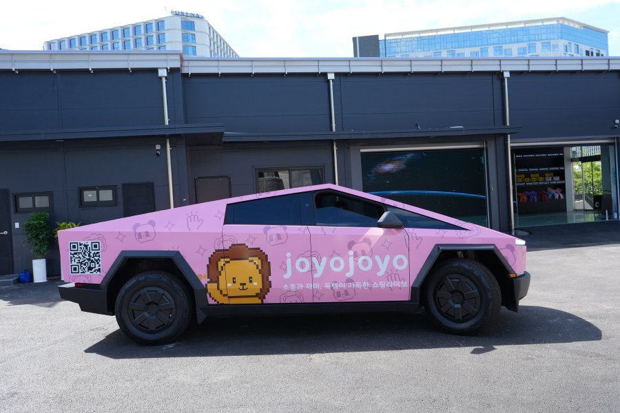 테슬라 사이버트럭 신차패키지 시공 사진