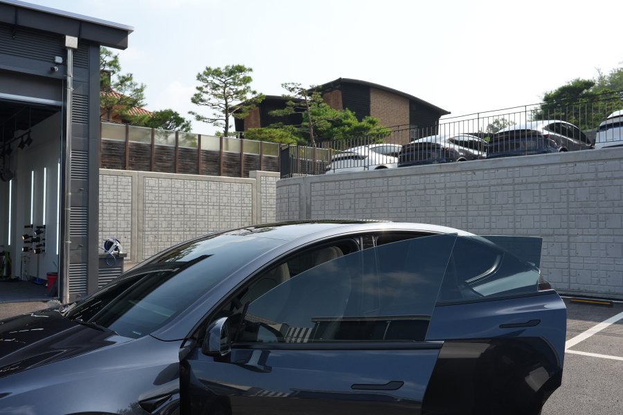 테슬라 모델 Y 주니퍼 틴팅·PPF 시공 사진